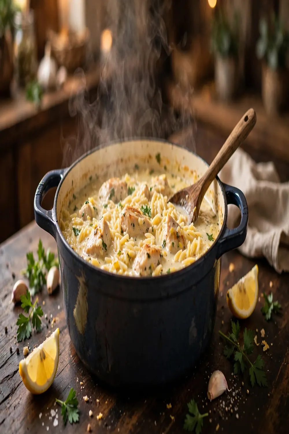 lemon chicken orzo 04