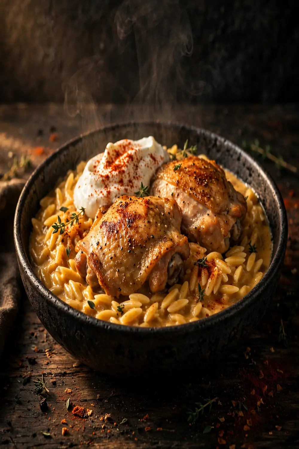 lemon chicken orzo 09