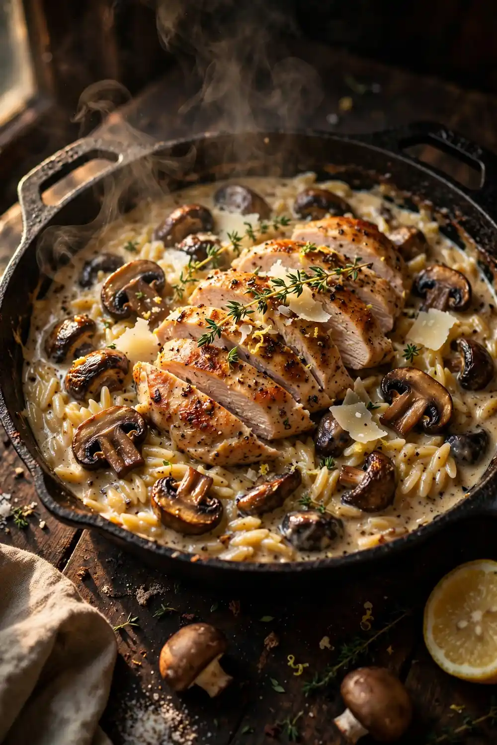 lemon chicken orzo 10