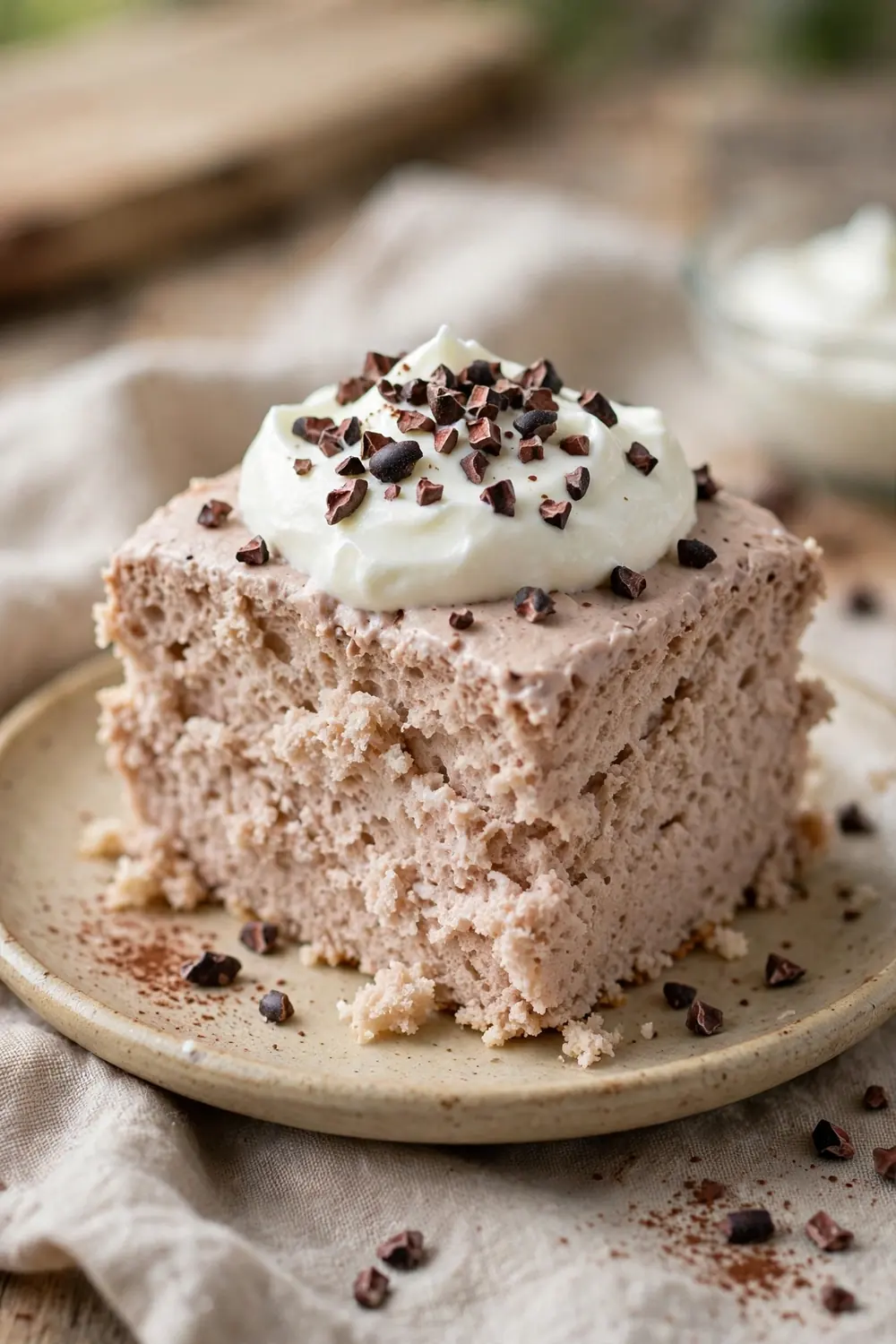 Low calorie chocolate cake