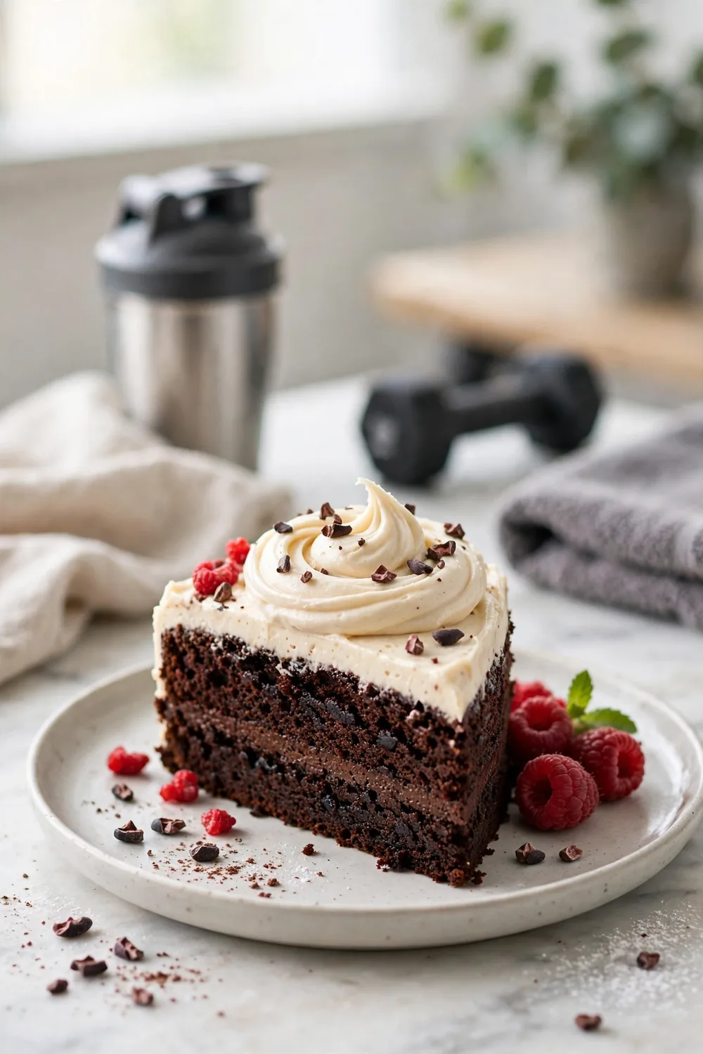 Low calorie chocolate cake