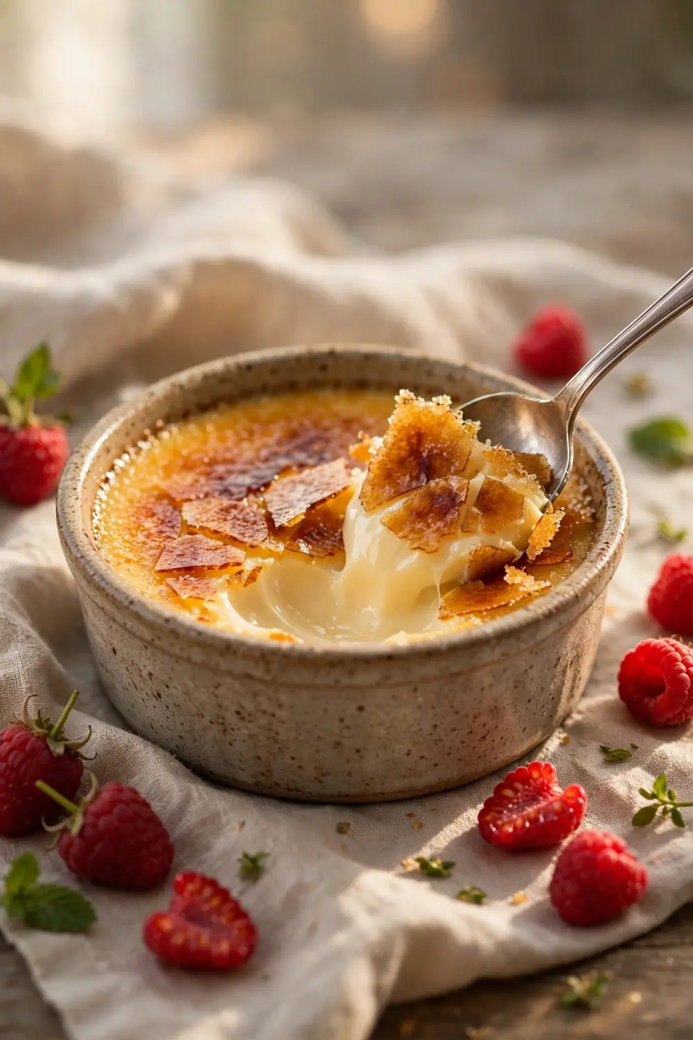 Low carb creme brulee