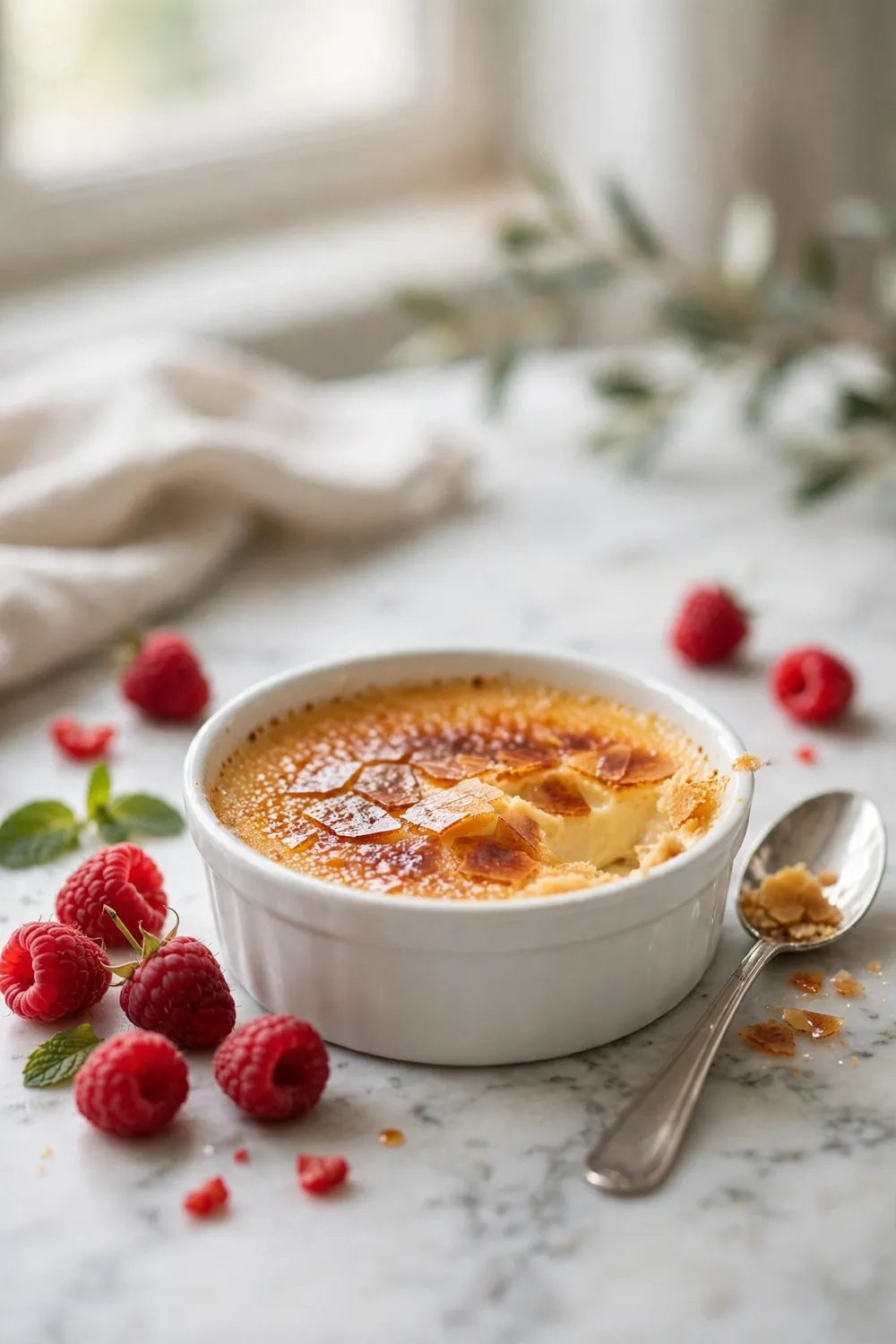 Low carb creme brulee
