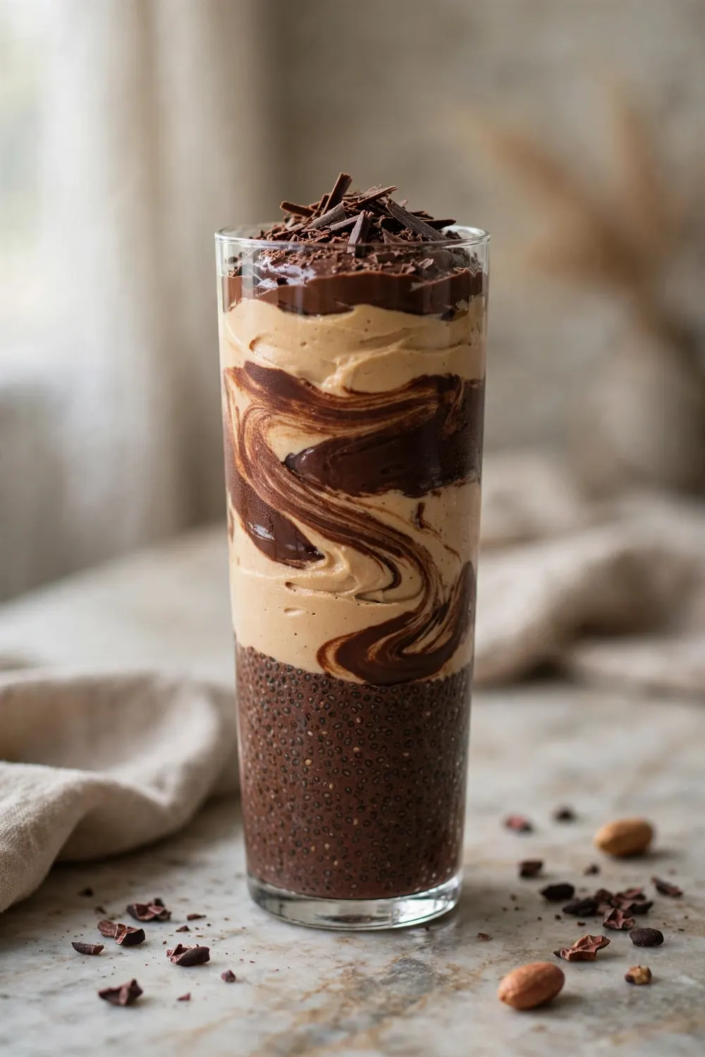 low carb peanut butter chia pudding 02