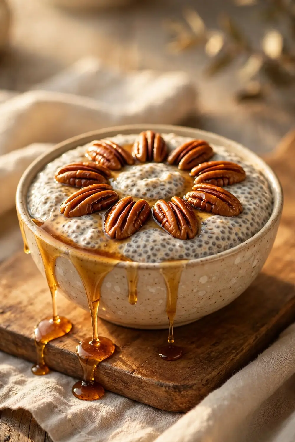 low carb peanut butter chia pudding 11