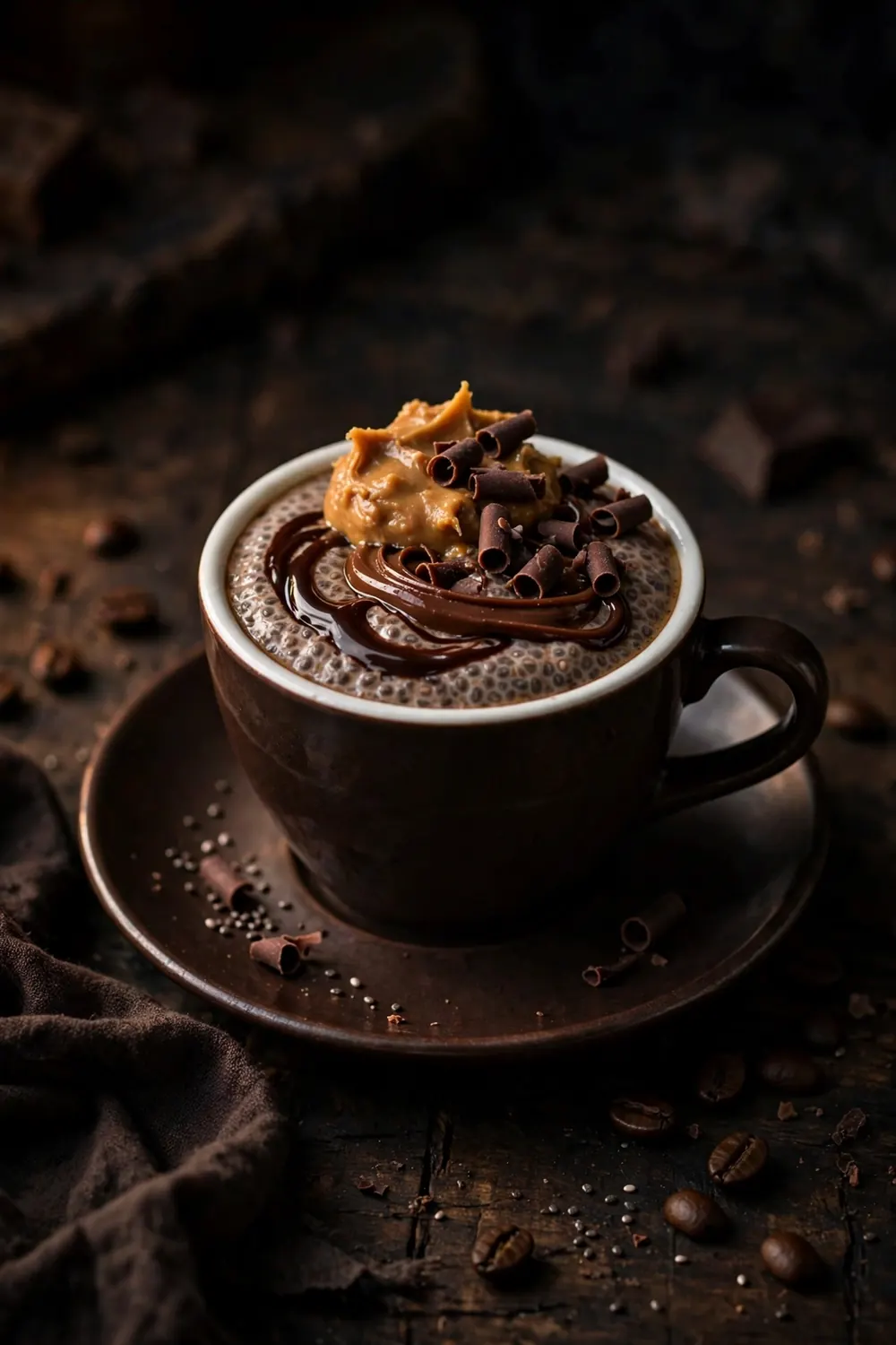 low carb peanut butter chia pudding 18