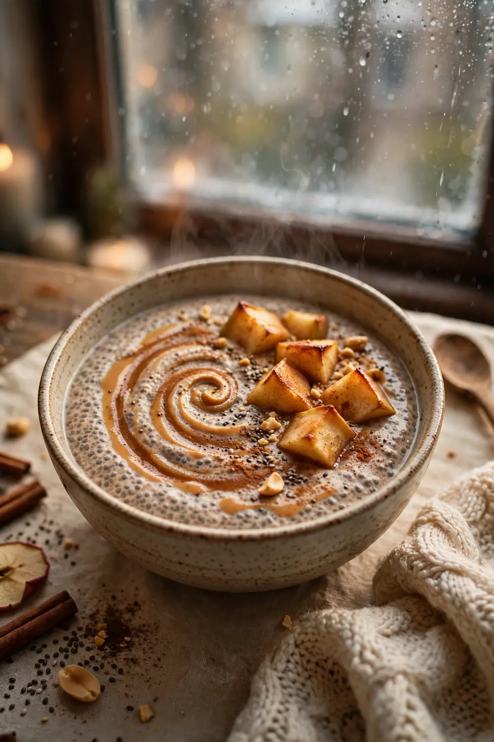 low carb peanut butter chia pudding 24