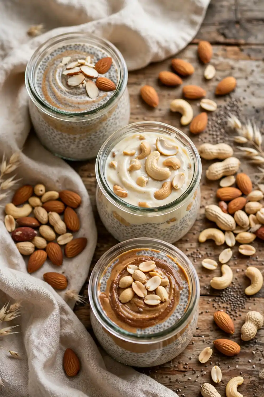 low carb peanut butter chia pudding 25