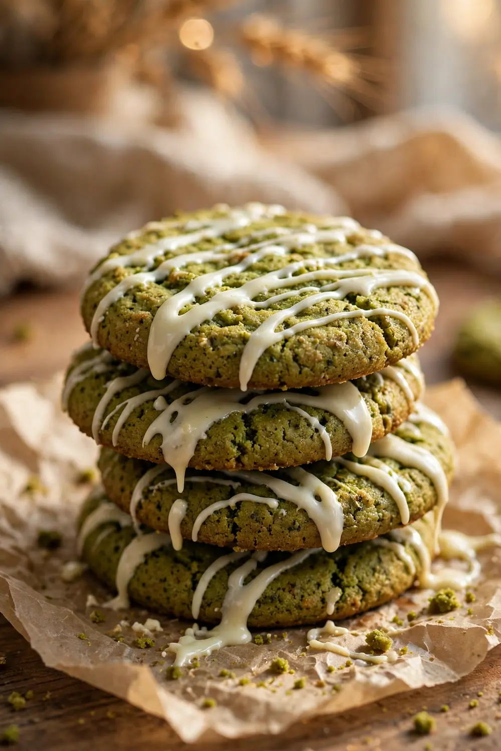 matcha latte cookies 02