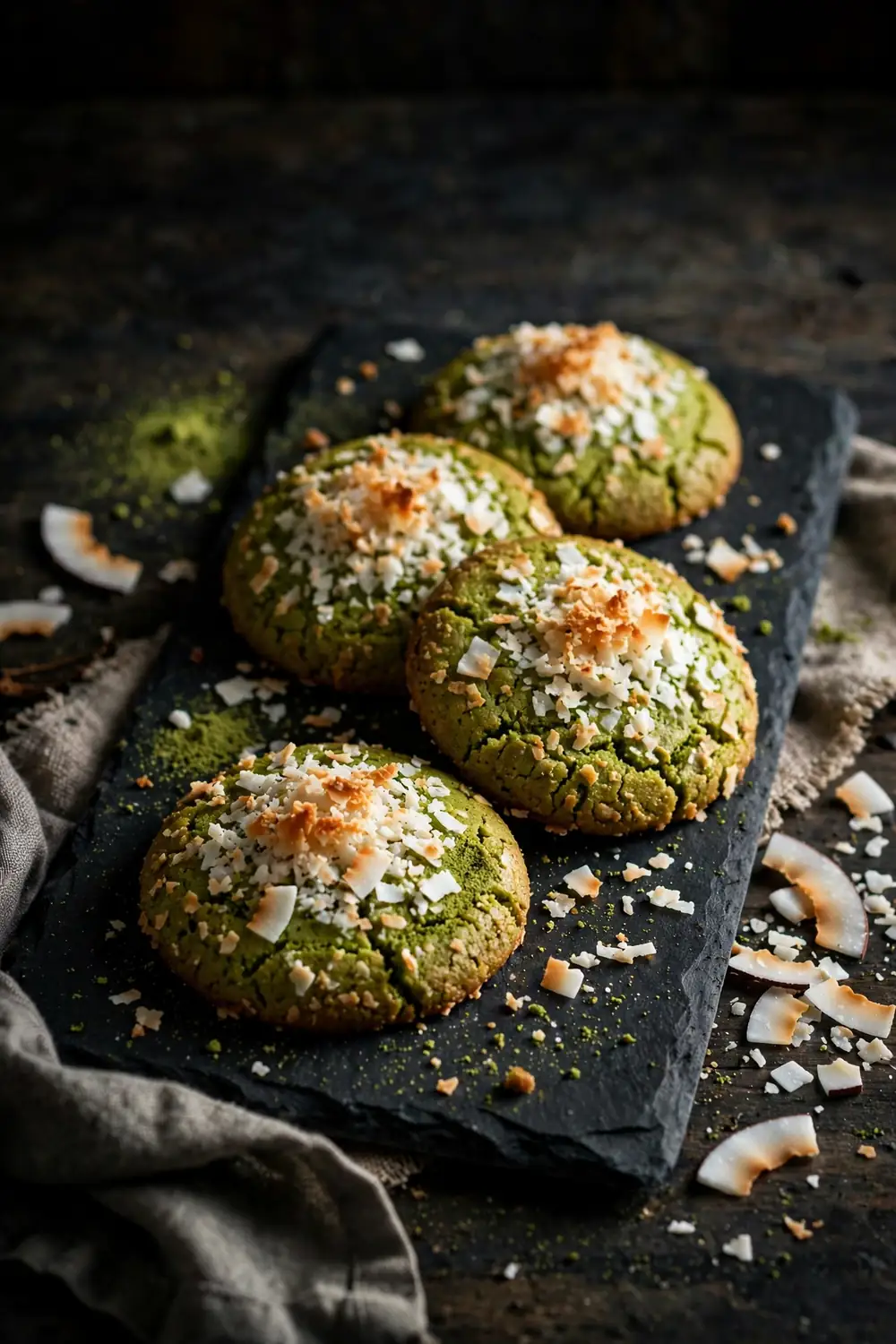 matcha latte cookies 06