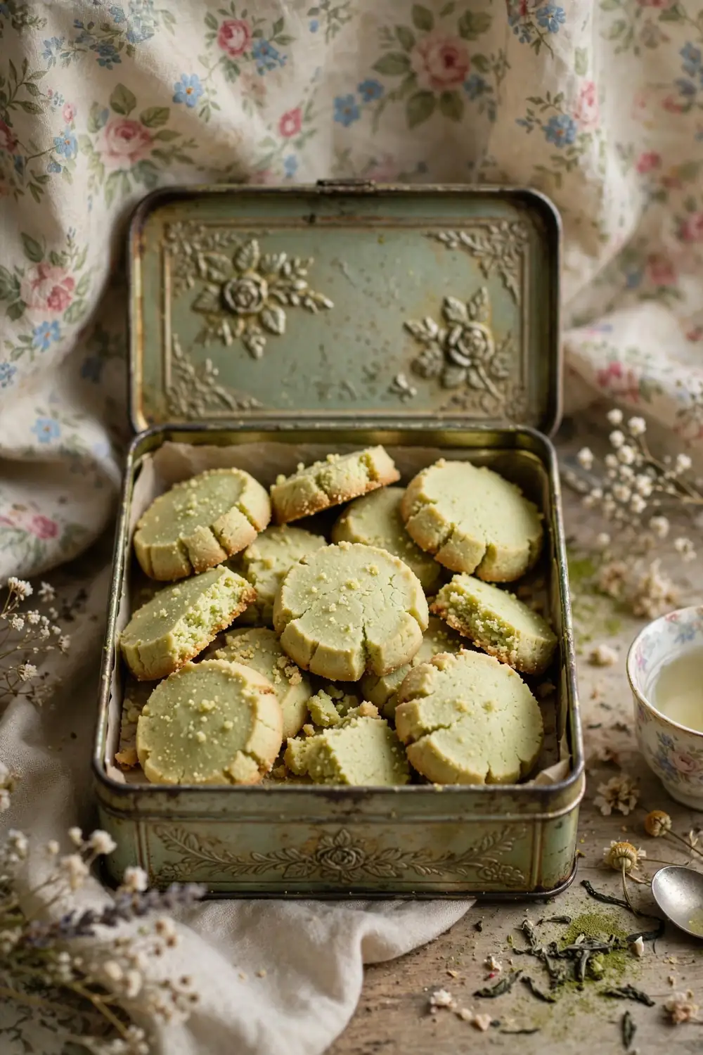 matcha latte cookies 07