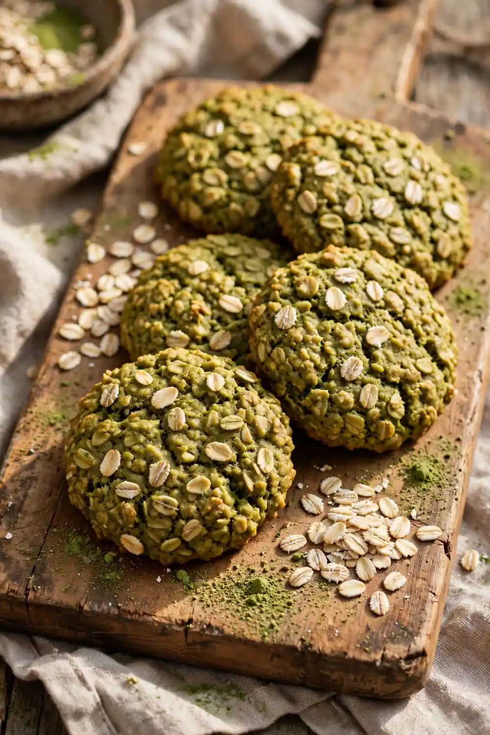 matcha latte cookies 09