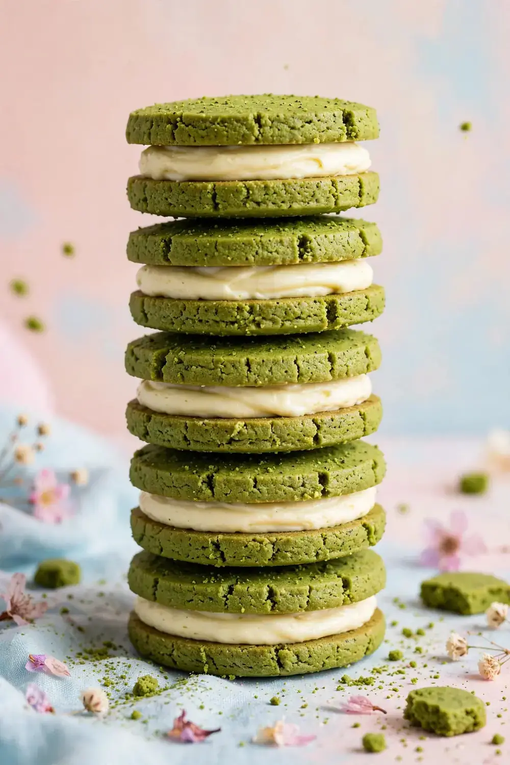 matcha latte cookies 13
