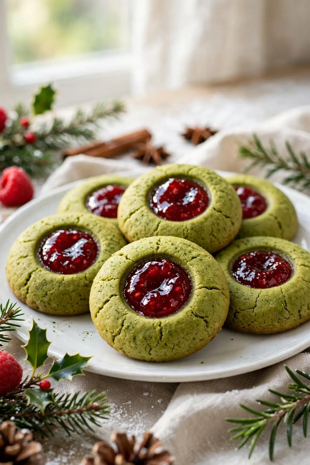 matcha latte cookies 16