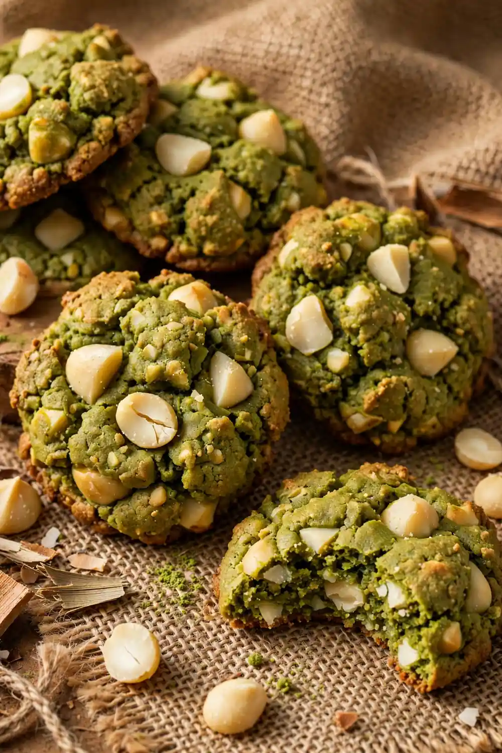 matcha latte cookies 18