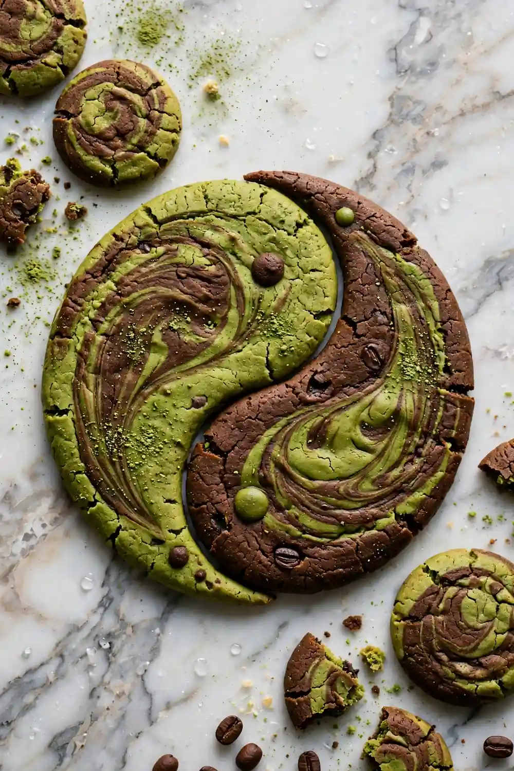 matcha latte cookies 19