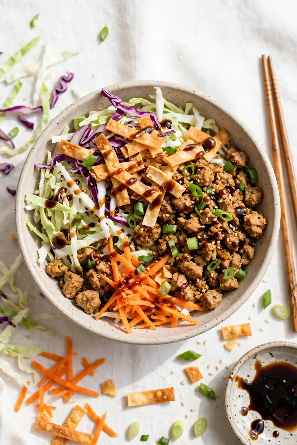 23 easy meal prep dinner ideas: egg roll bowls