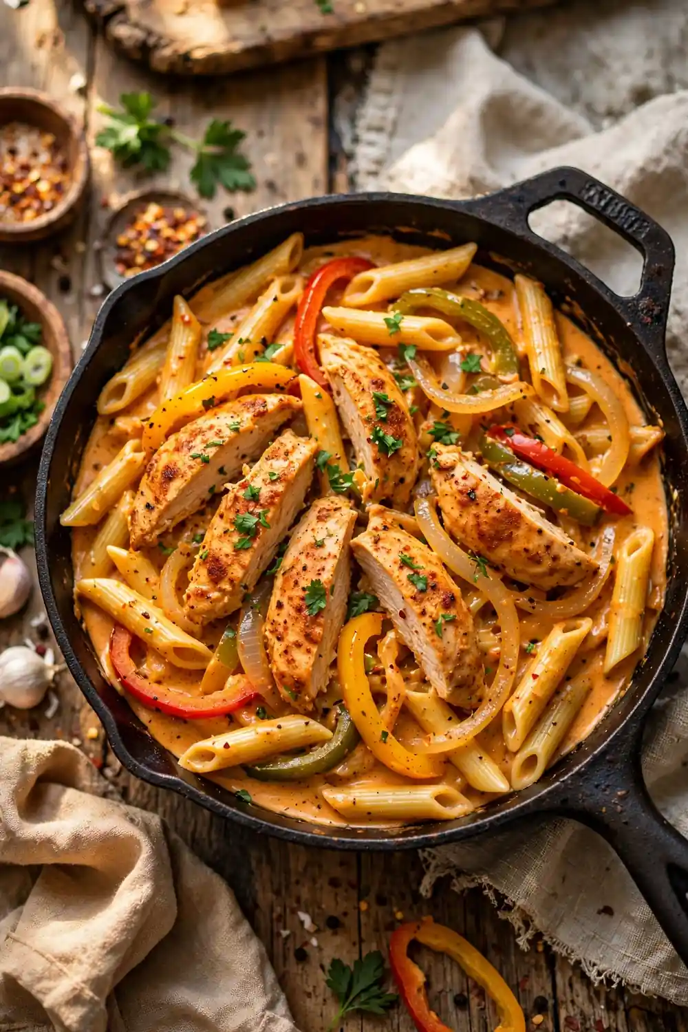 23 easy meal prep dinner ideas: cajun chicken pasta