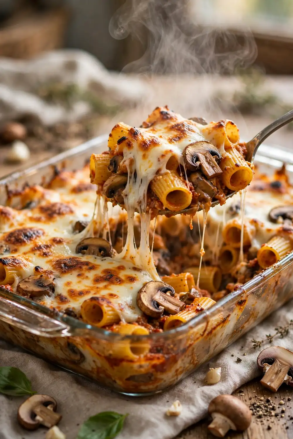 Mushroom rigatoni