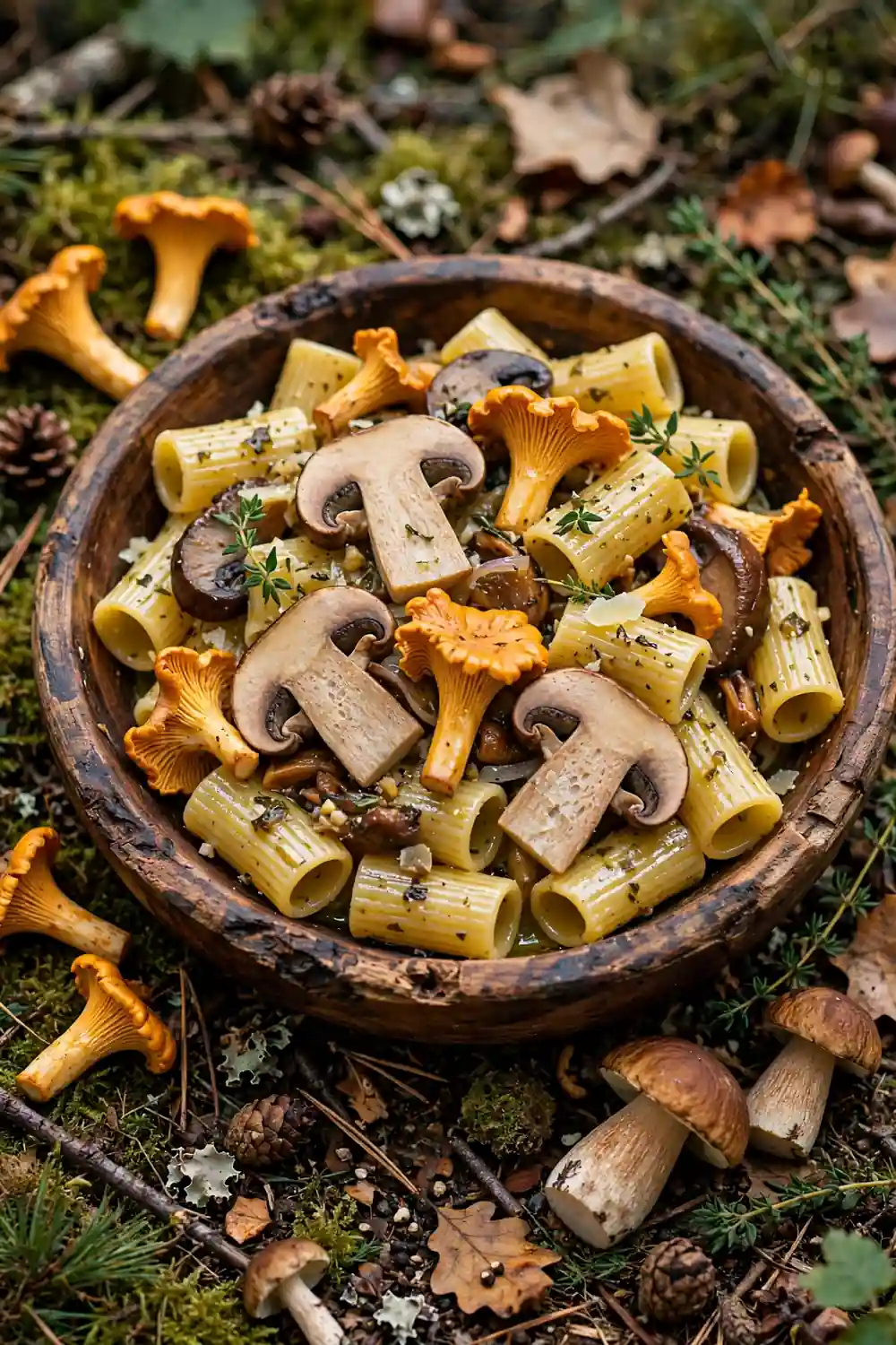 Mushroom rigatoni