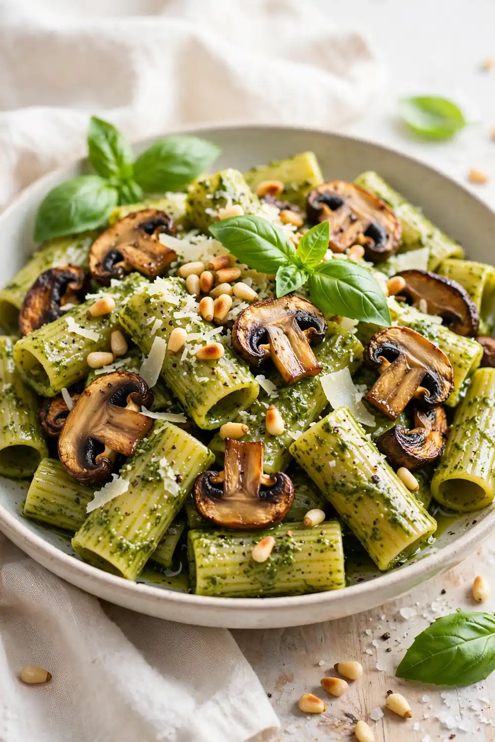 Mushroom rigatoni