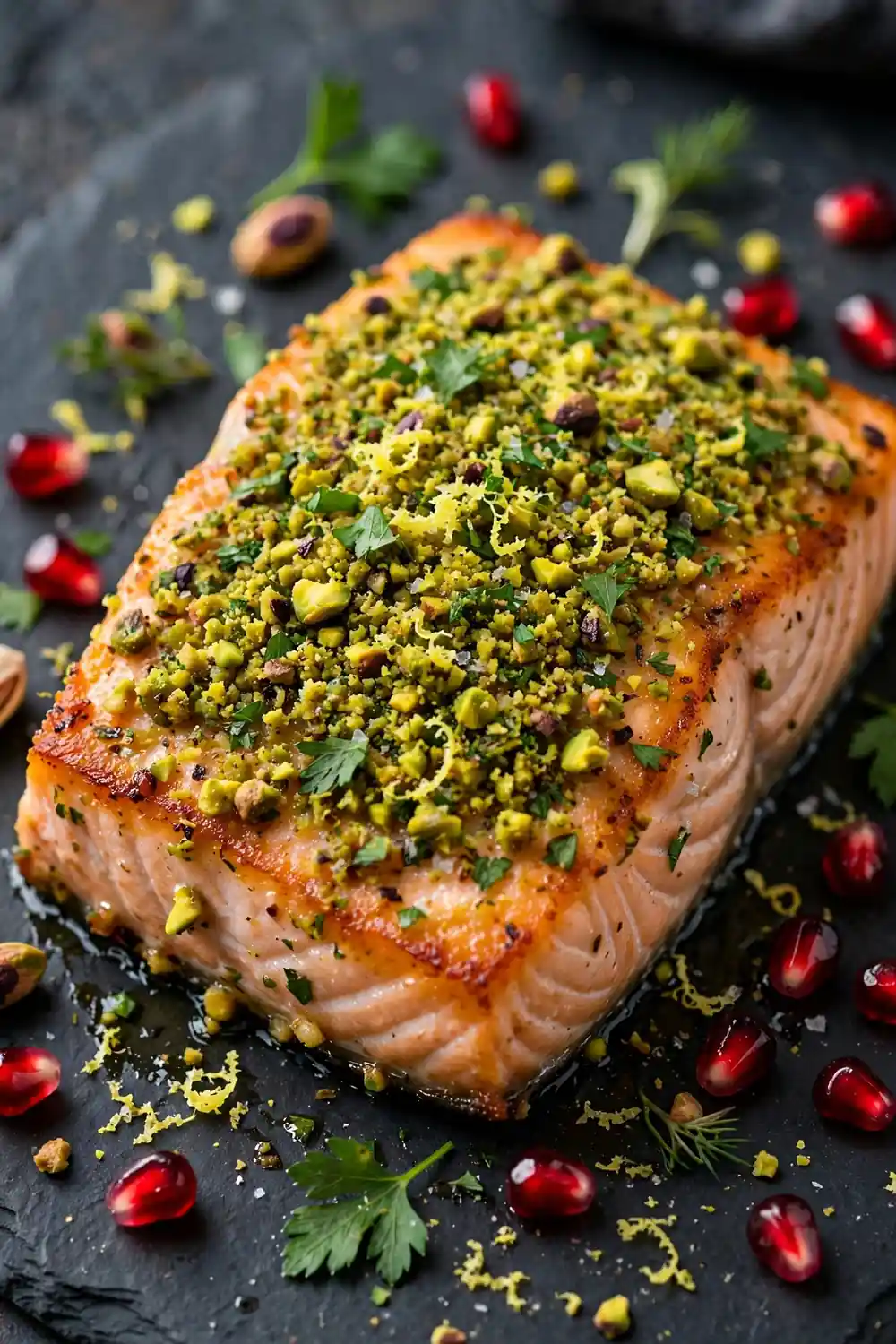 Pistachio Herb Crust