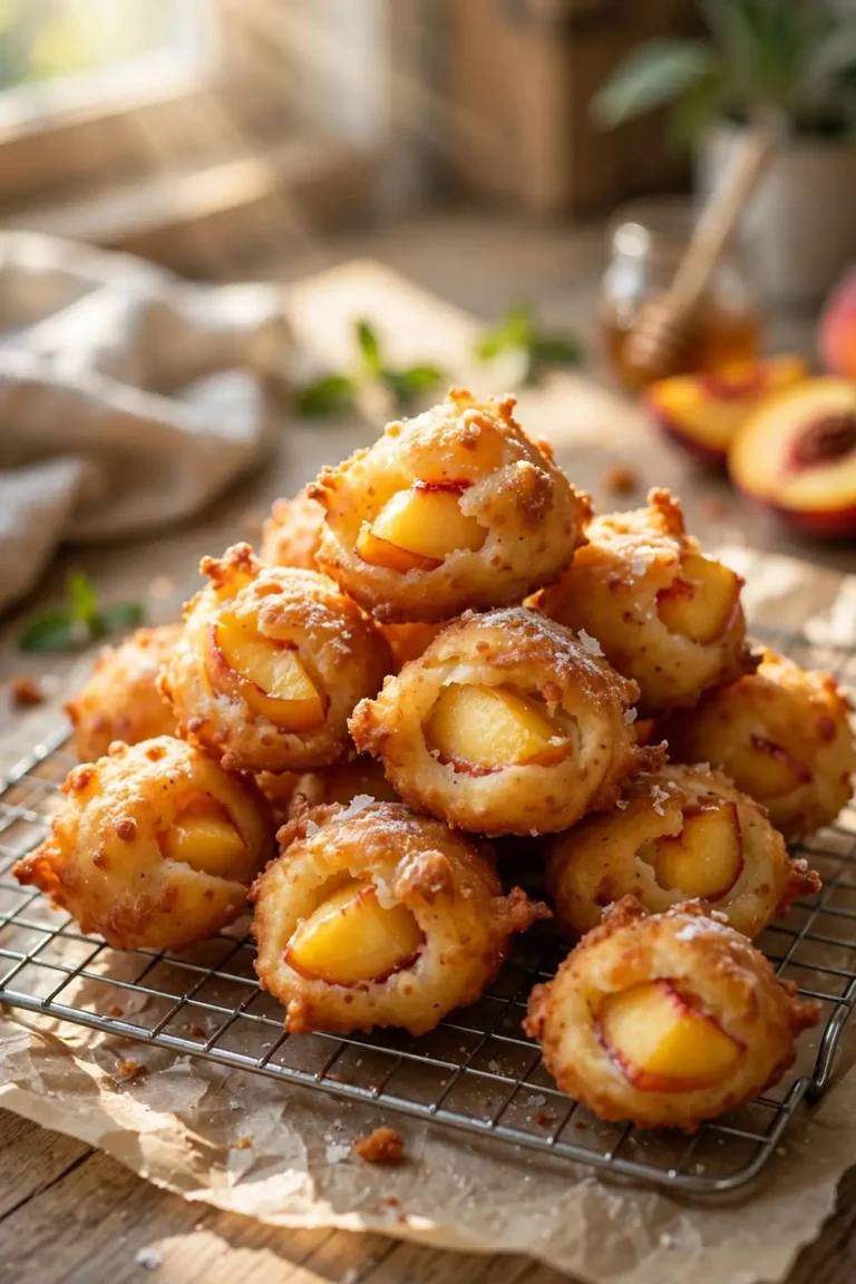 22 Peach Fritters Ideas for Sweet Golden Dessert Treats