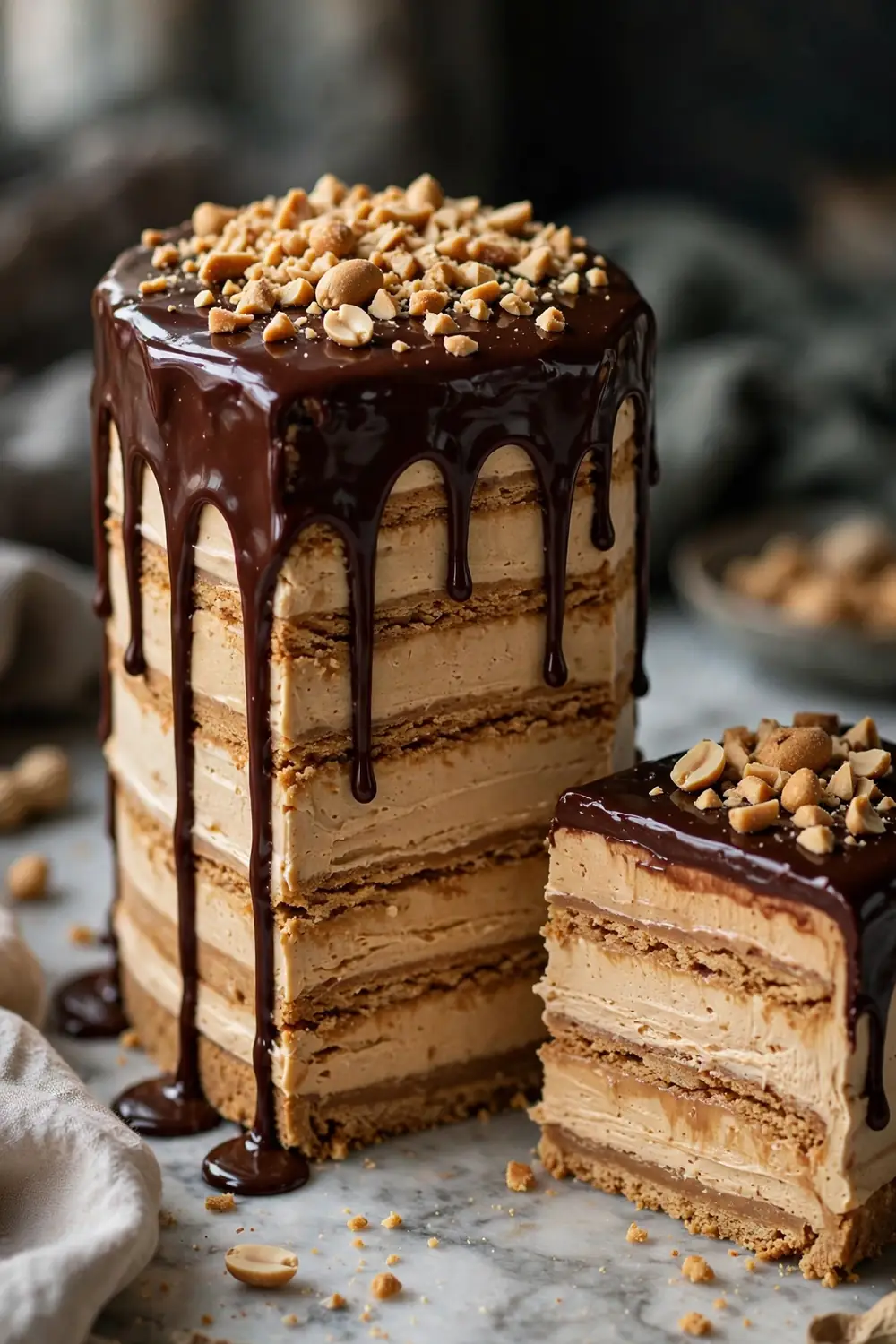 peanut butter icebox cake 02