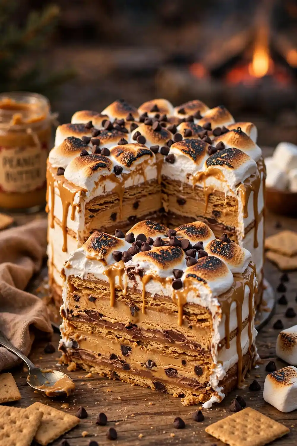 peanut butter icebox cake 17