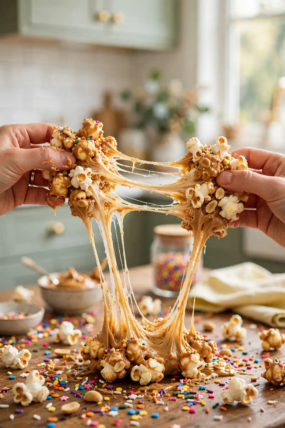 peanut butter popcorn balls 05