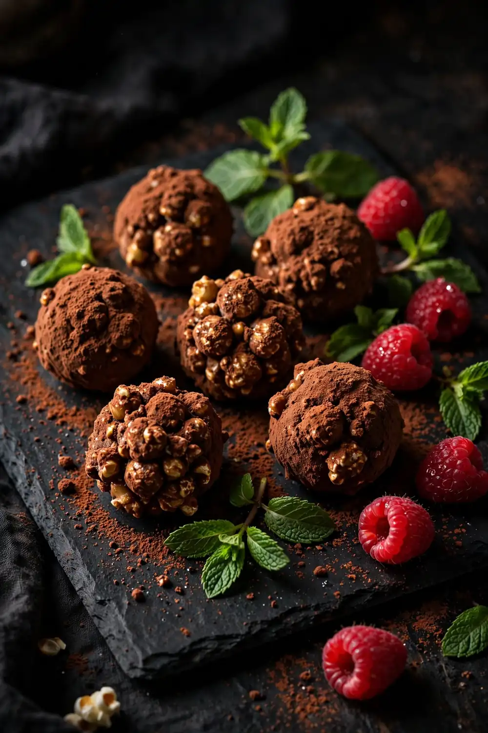 peanut butter popcorn balls 09