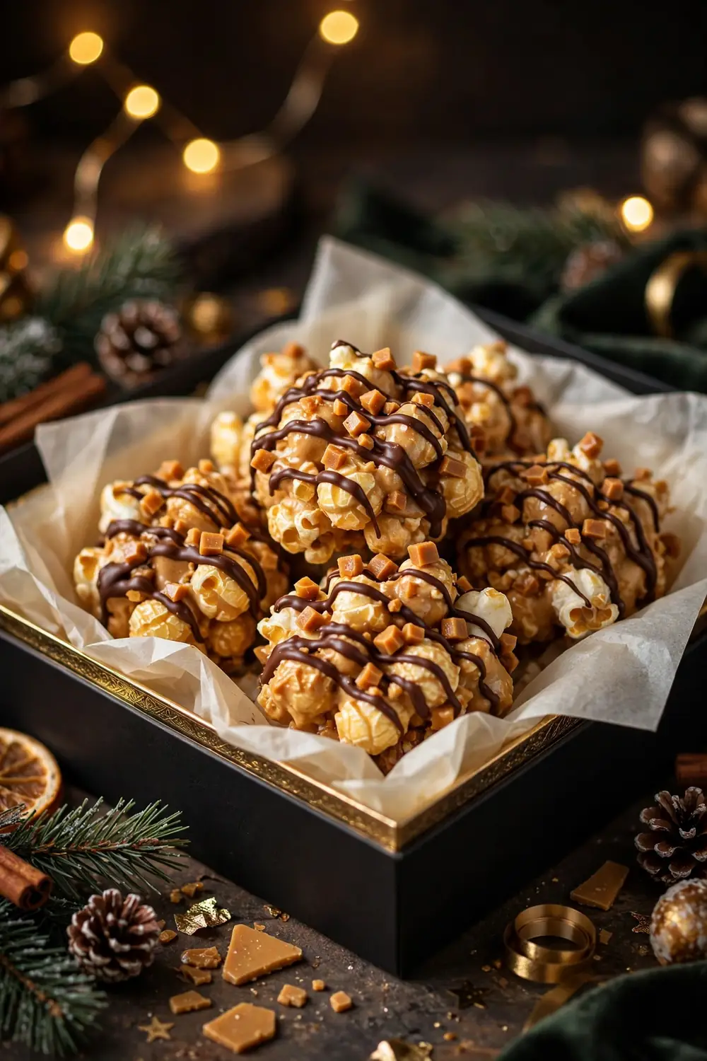 peanut butter popcorn balls 13