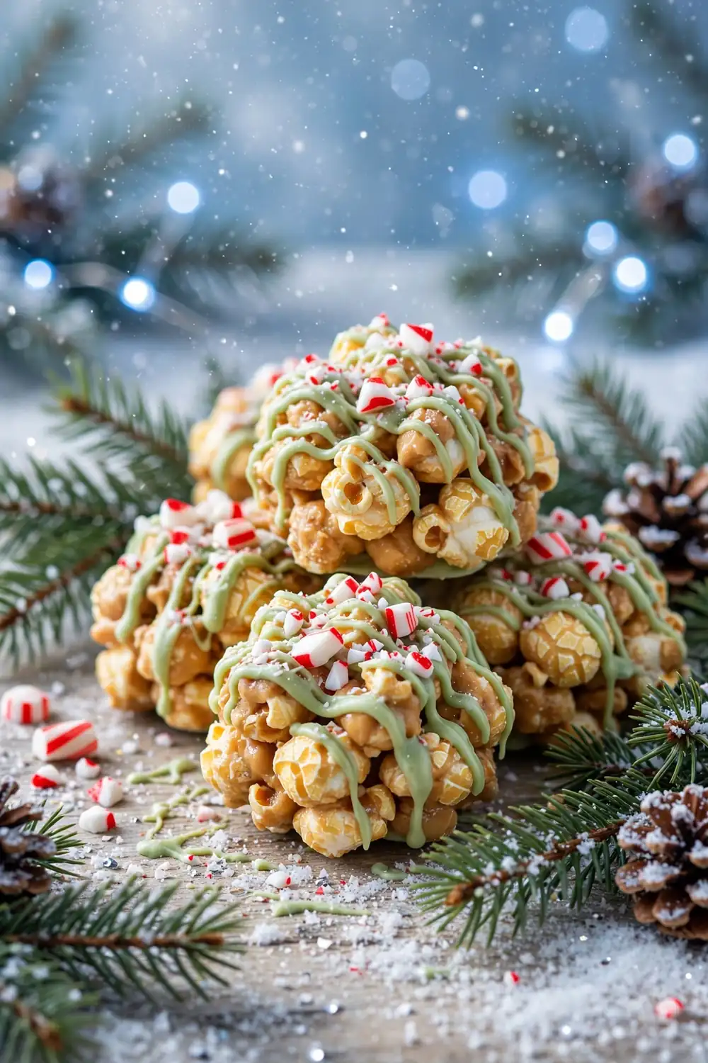 peanut butter popcorn balls 14