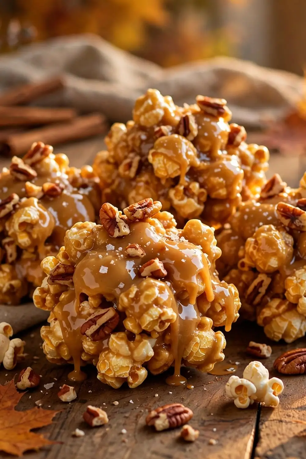 peanut butter popcorn balls 19