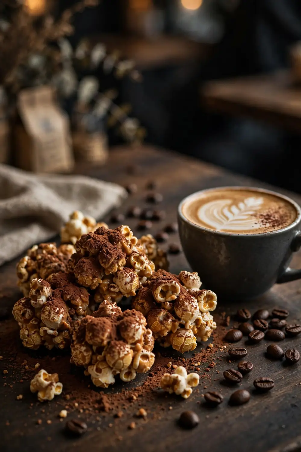 peanut butter popcorn balls 21