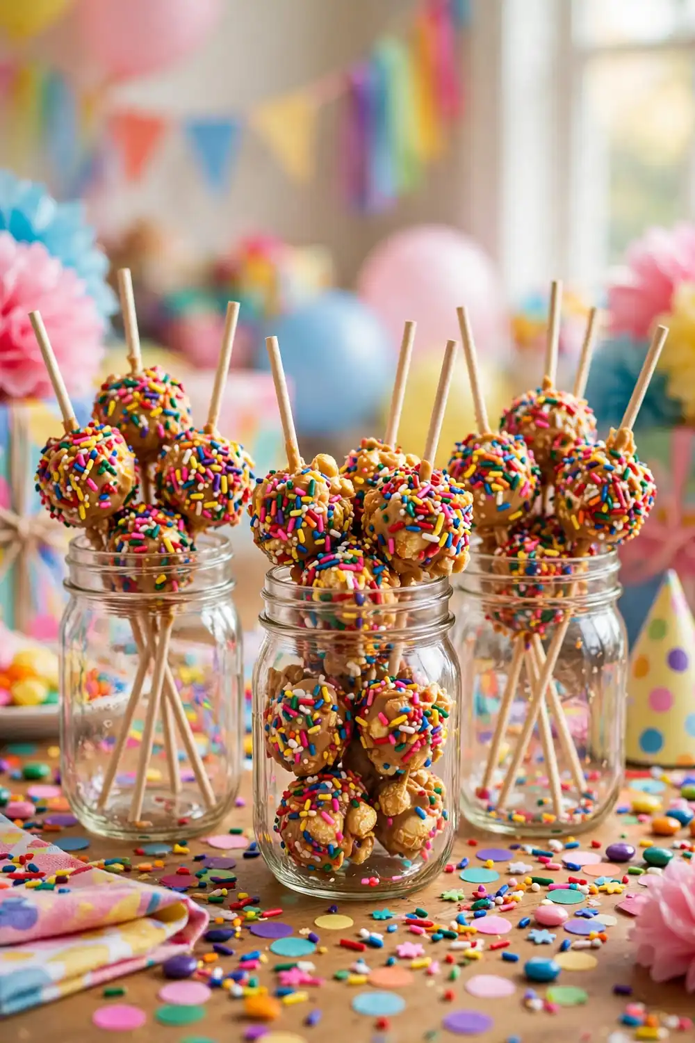 peanut butter popcorn balls 22