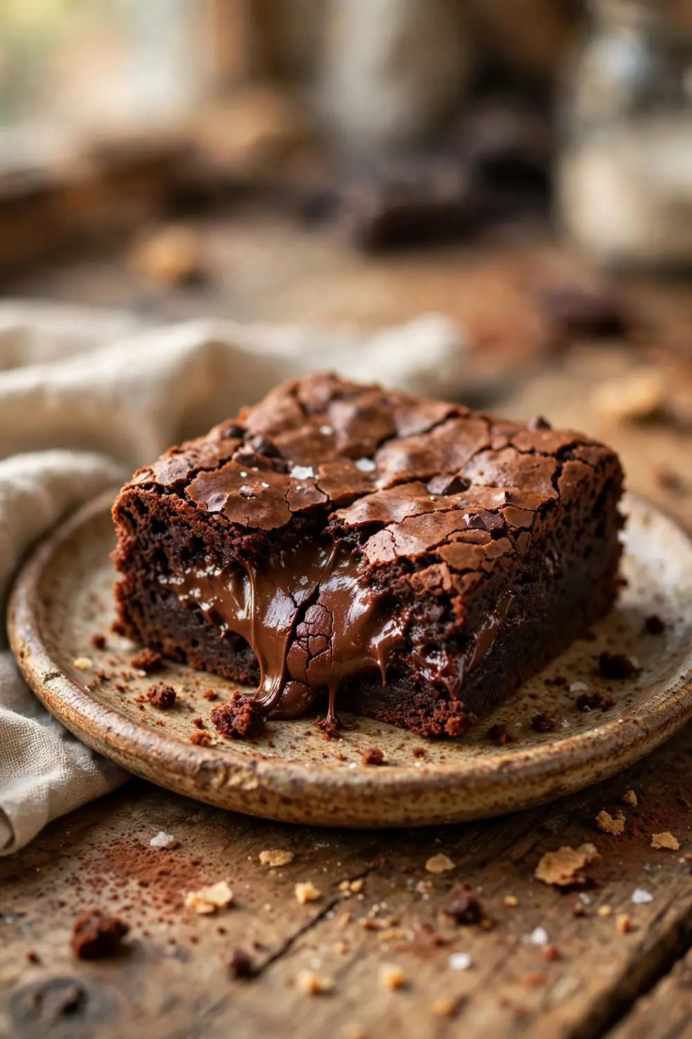 Peanut butter swirl brownies