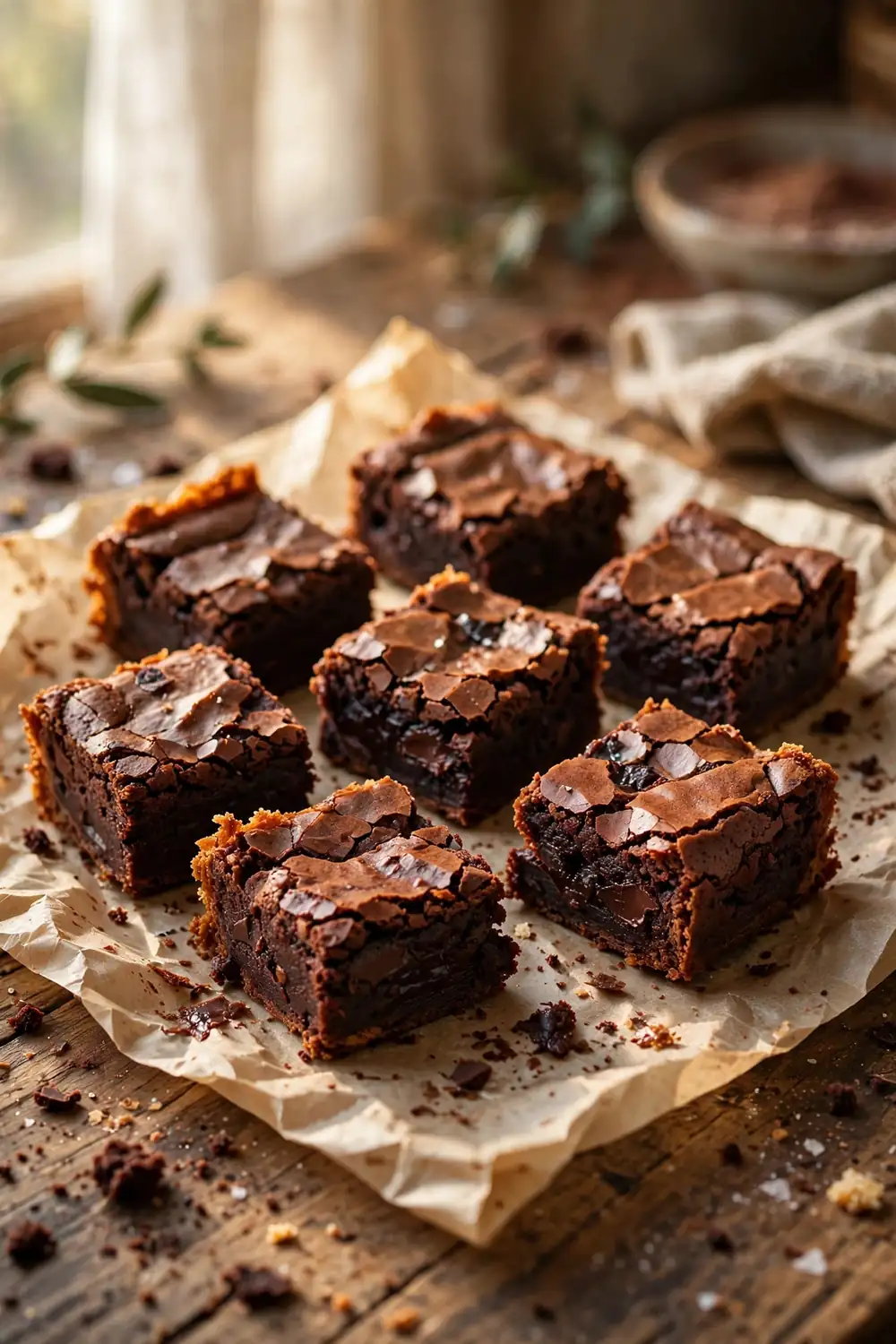 Peanut butter swirl brownies
