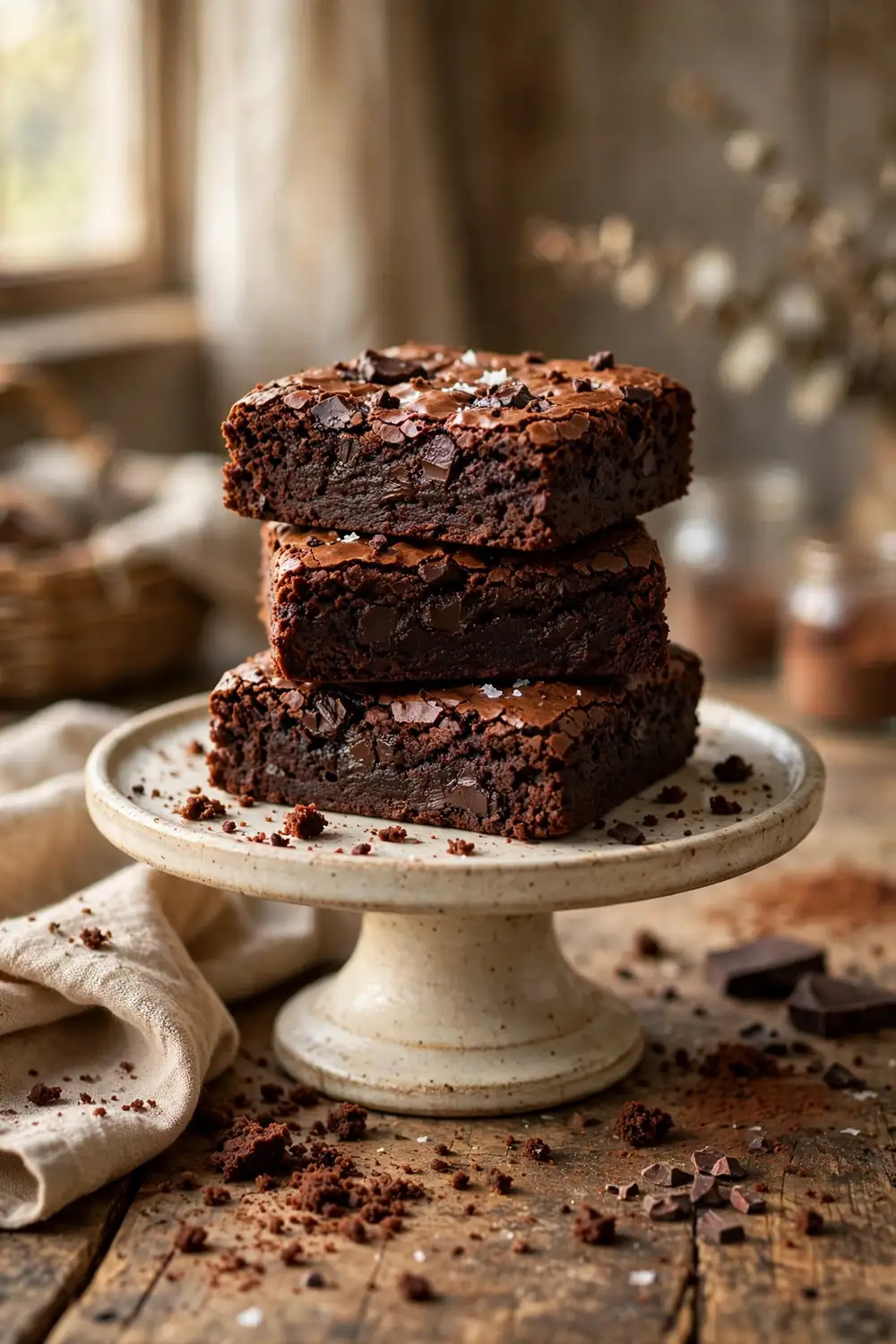 Peanut butter swirl brownies