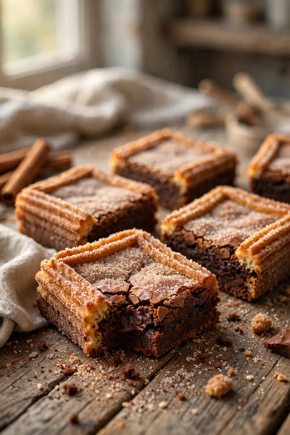 Peanut butter swirl brownies