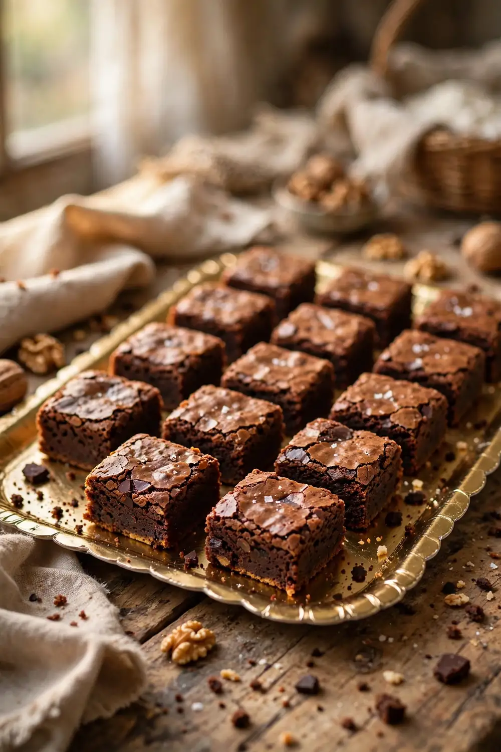 Peanut butter swirl brownies