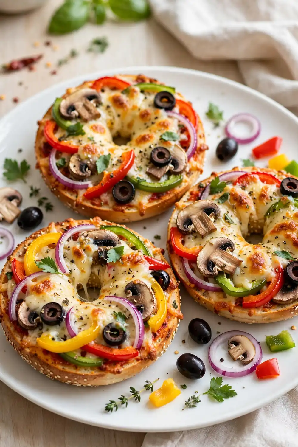 Pizza bagels