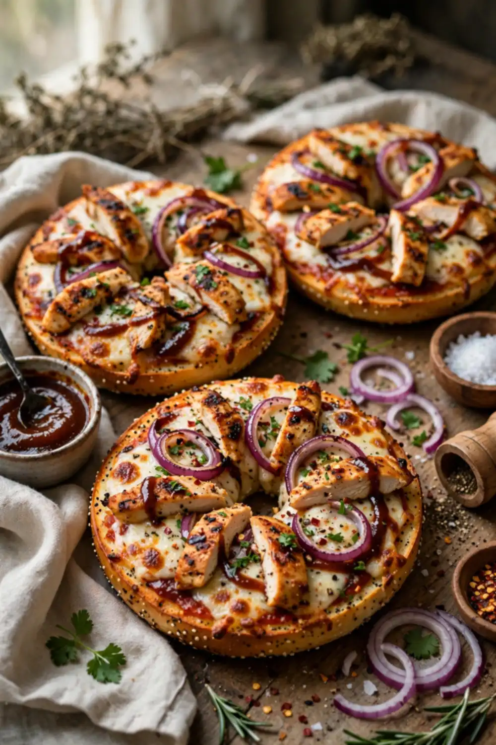 Pizza bagels
