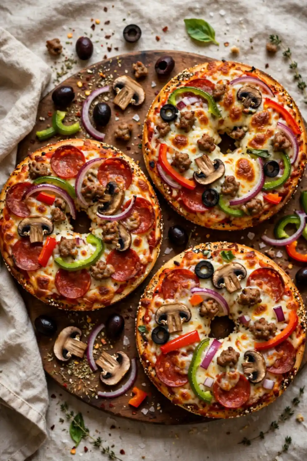 Pizza bagels