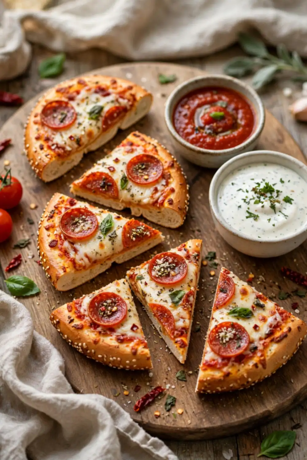 Pizza bagels