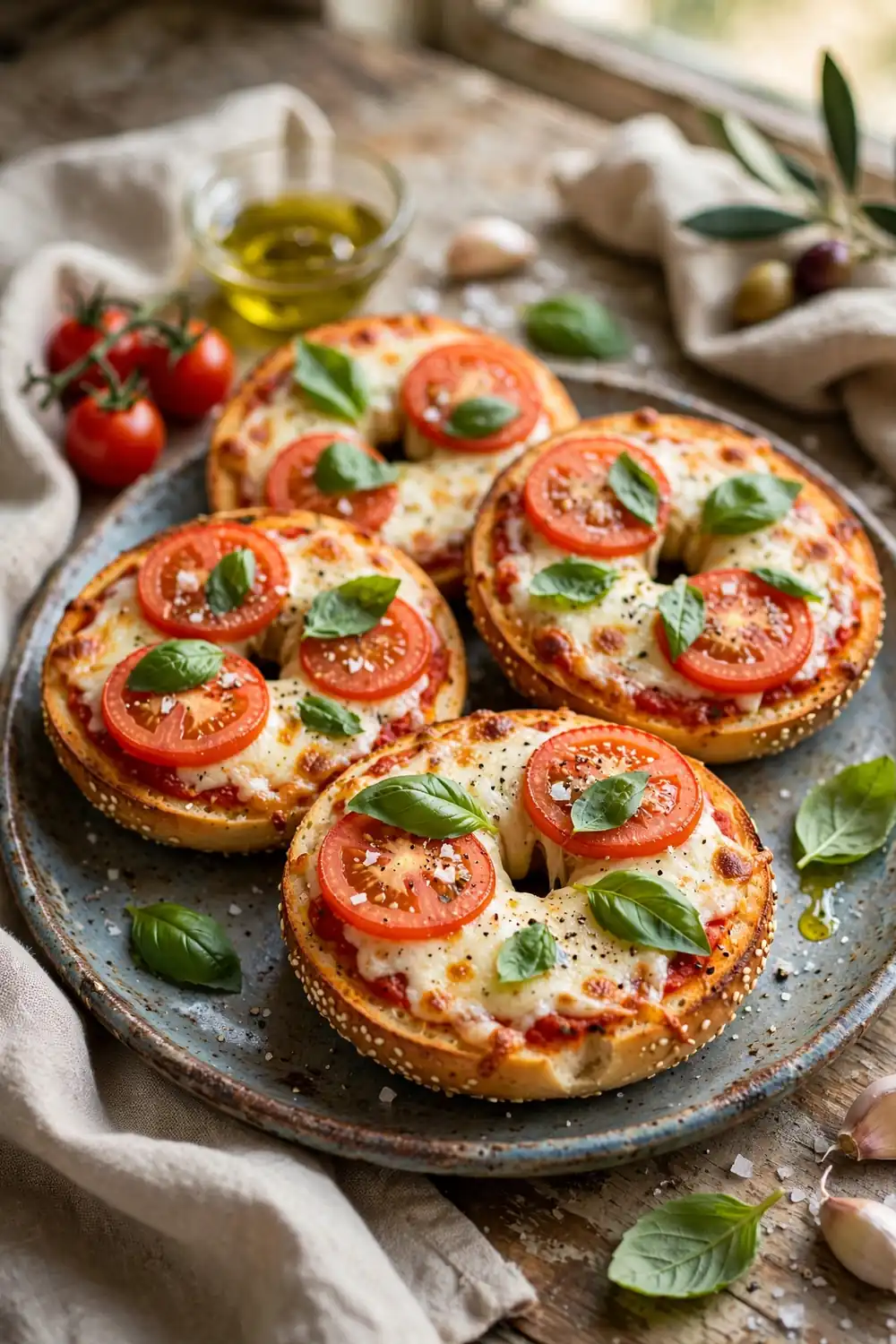 Pizza bagels