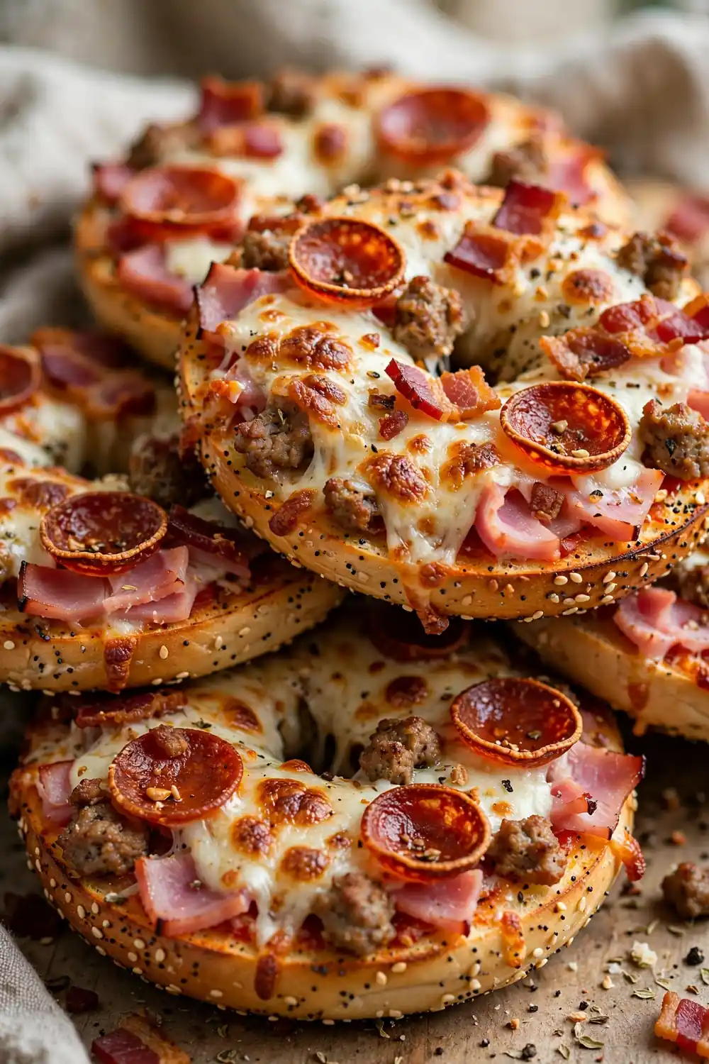 Pizza bagels