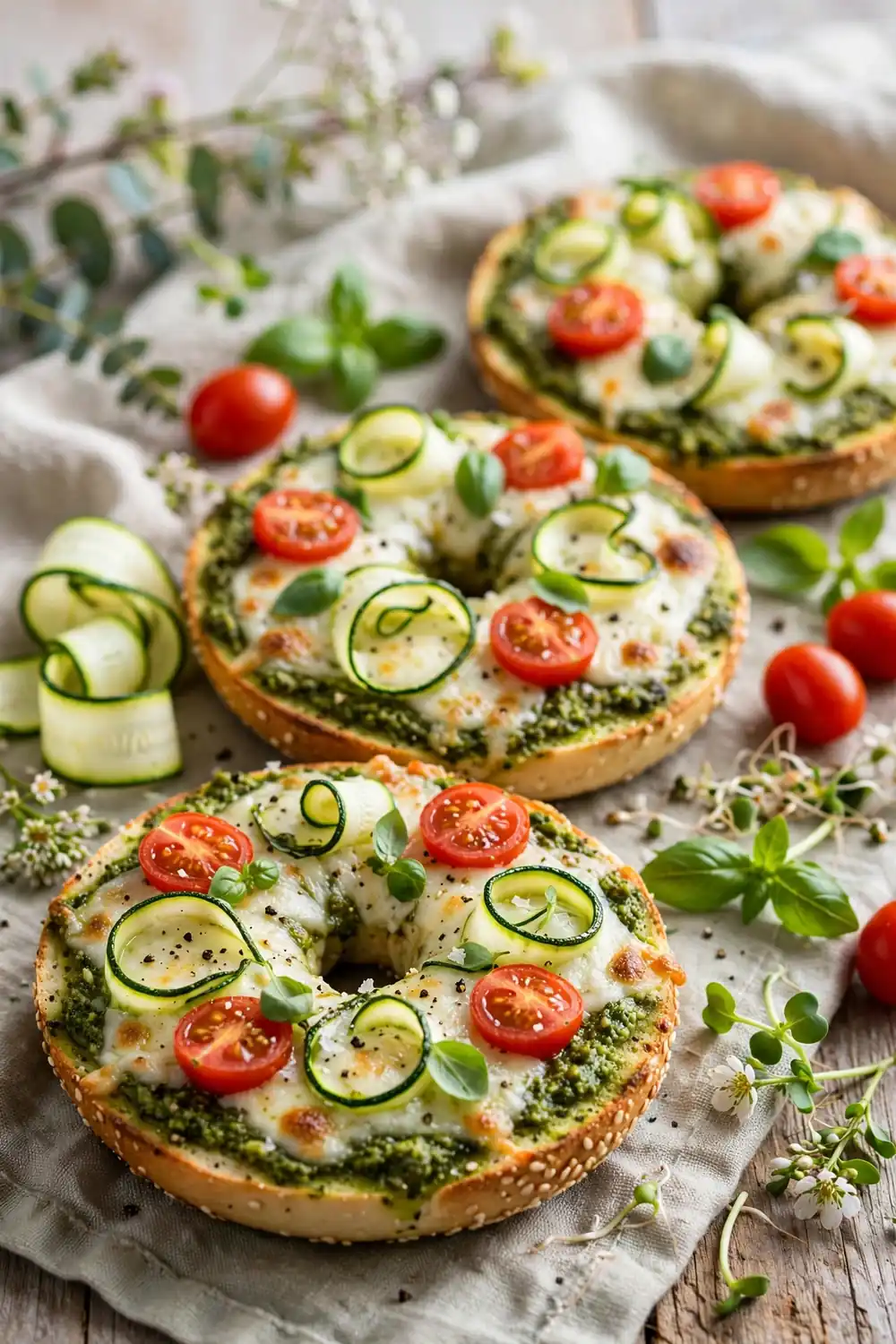 Pizza bagels