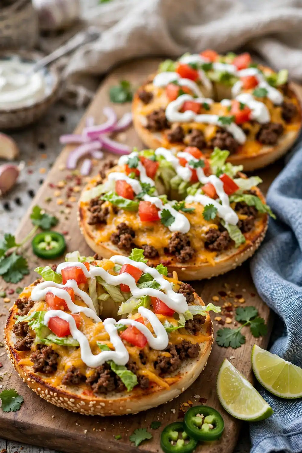 Pizza bagels