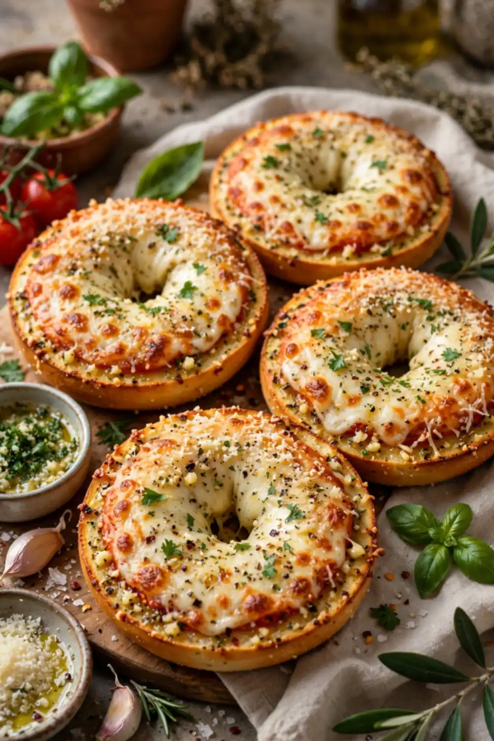 Pizza bagels